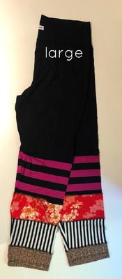 L- One of a Kind bamboo leggings