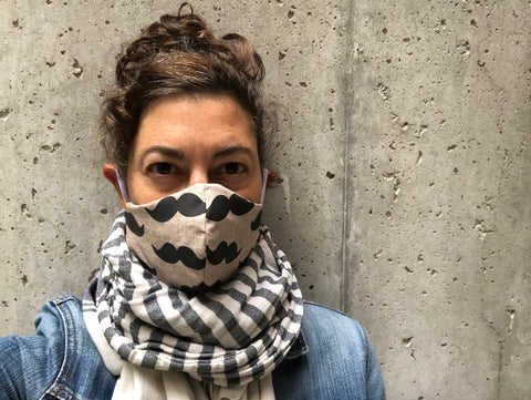 Reversible stash/stars Mask - $24
