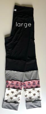 L- One of a Kind bamboo leggings