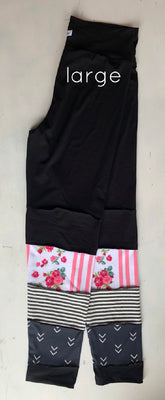 L- One of a Kind bamboo leggings