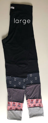 L- One of a Kind bamboo leggings