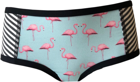 bamboo flamingos