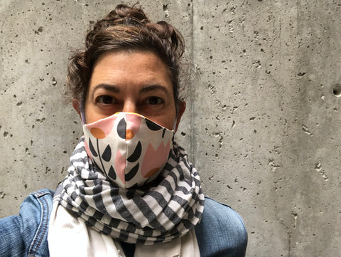 Reversible flower Mask - $24
