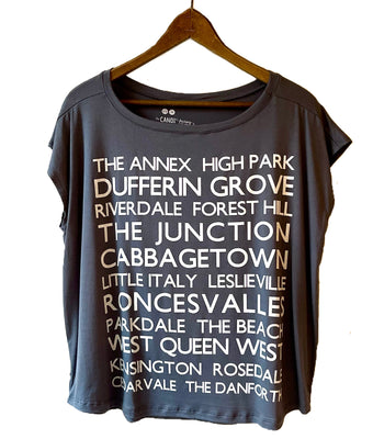 Toronto neighbourhoods -charcoal $58