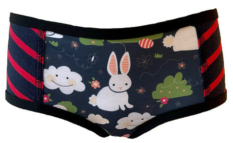 bamboo bunnies & clouds