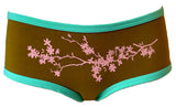 Bamboo - cherry blossoms