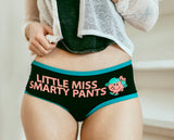 Little Miss Smarty Pants -teal