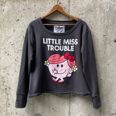 Little Miss Trouble Charcoal $88