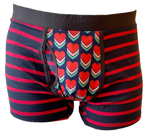 Hearts -blue/red