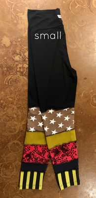 Stripey leggings - small
