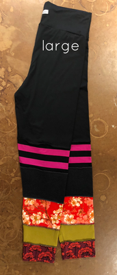 Stripey leggings - large