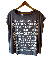 Toronto neighbourhoods -charcoal  $58