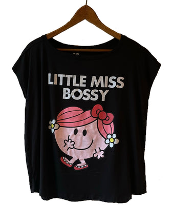 Little Miss Bossy -black $58